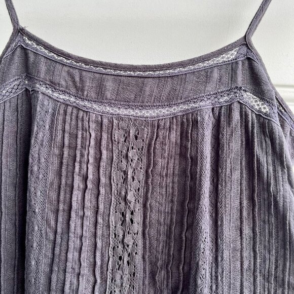 Lucky Brand Tiered Ruffle Maxi Dress   Cotton - Picture 8 of 16